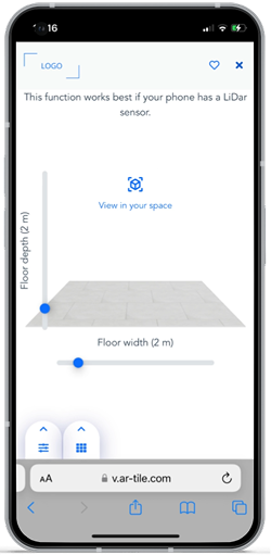 AR-Tile augmented reality tile preview