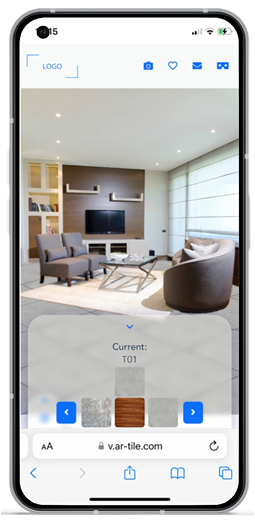 AR-Tile augmented reality tile preview