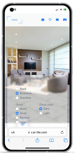 AR-Tile augmented reality tile preview
