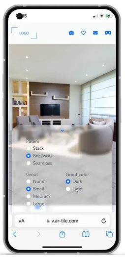 AR-Tile computer vision tile visualization app