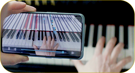 Playano computer vision piano learning app