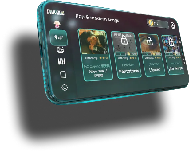Playano computer vision piano learning app